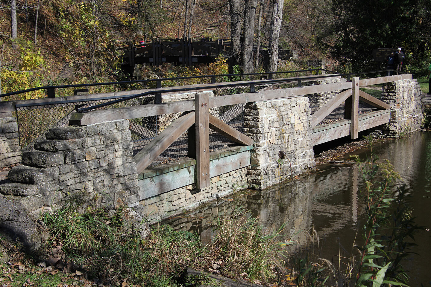 Whitewater State Park stone bridge.JPG